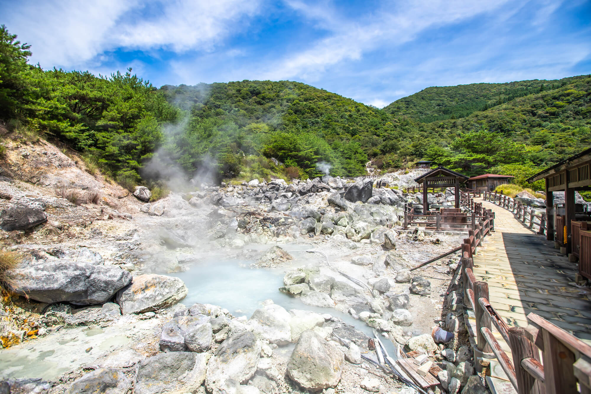 Unzen Onsen & Hell Springs